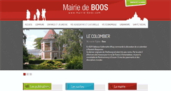 Desktop Screenshot of mairie-boos.com