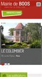 Mobile Screenshot of mairie-boos.com